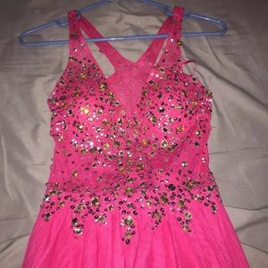 Pink prom dress